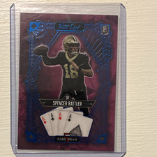 Wild Card 2024 5 Card Draw Spencer Rattler Rookie #5CDDW-SR /2. rookie card picture