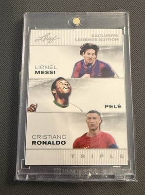 2024 Leaf - Pele / Ronaldo / Messi Exclusive Legends  #ELE-51