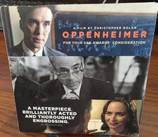 OPPENHEIMER ~ CHRISTOPHER NOLAN ~ ROBERT DOWNEY JR SAG AWARDS FYC BLU-RAY + DVD
