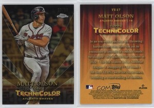 2023 Topps Chrome Topps in Technicolor Gold Refractor /50 Matt Olson #TT-17