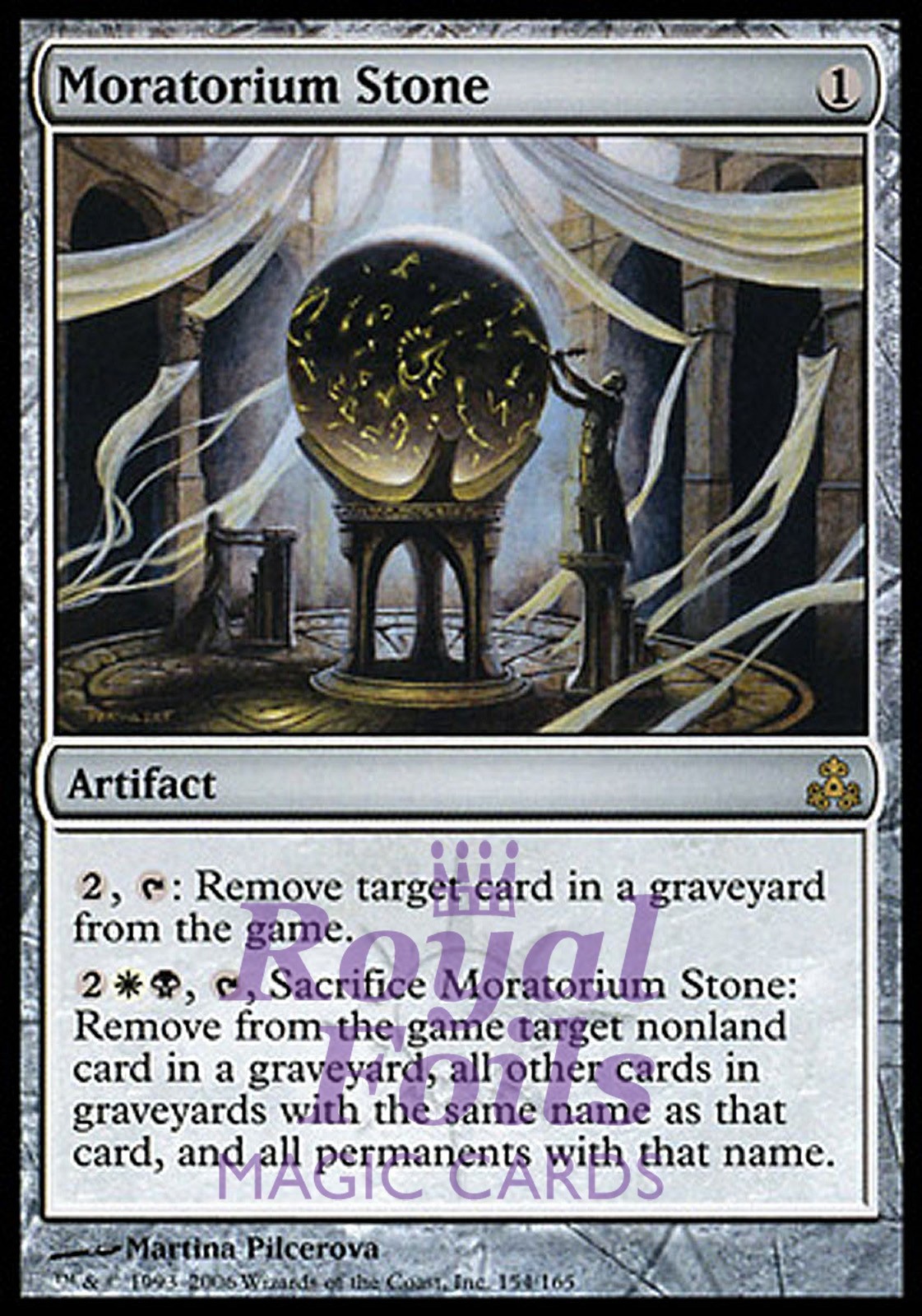 Moratorium Stone 1x FOIL GPT MTG Guildpact Rare MINT white black artifact