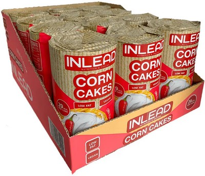 Inlead Corn Cakes, 12 x 120 g, Chili Flavor
