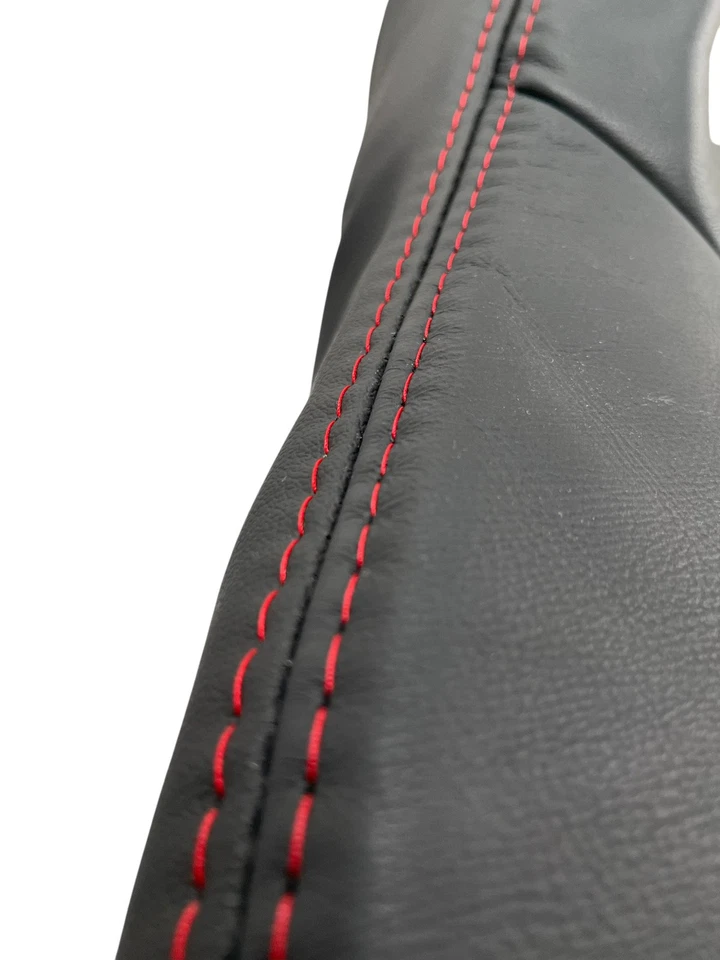 Cubierta de asiento superior del conductor 2 tonos negro y rojo cobalto para Corvette C6 2005 2006 2007 Foto 4 de 4