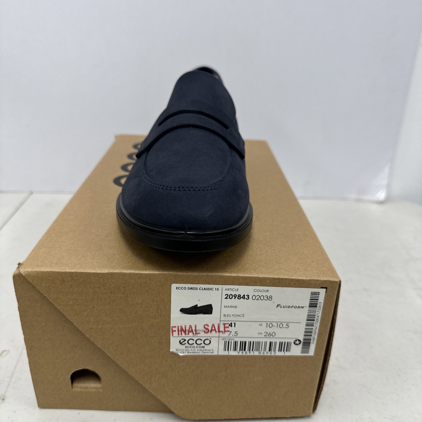 ECCO DRESS SHOE CLASSIC | ARTICLE 209843 | COLOR MARINE 0203