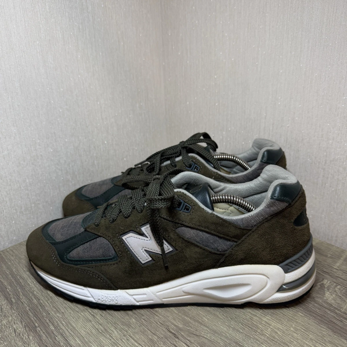 New Balance 990v2 Made in USA Olive Green for Sale | Authenticity