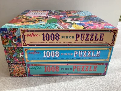 Puzzle Konvolut eeboo 3 x 1008 Teile - Bild 1 von 3