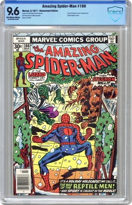Amazing Spider-Man #166 CBCS 9.6 Zeitschriftenstand 1977 20-4916215-001
