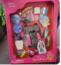 Our Generation Dolls What A Trek Hiking Gear Set for Dolls, 18" - NEW