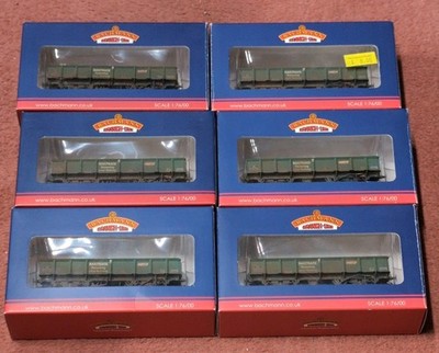 Bachmann 38-100D PNA Schotter/Spoilerwagen Railtrack Livery Weathered x6