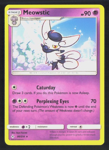 Pokemon Meowstic Unbroken Bonds 80/214 MP