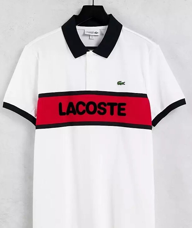 LACOSTE SPORT GRAPHIC PRINT LIGHTWEIGHT POLO SHIRT NEW WITH TAGS SIZE M FR 4  | eBay UK