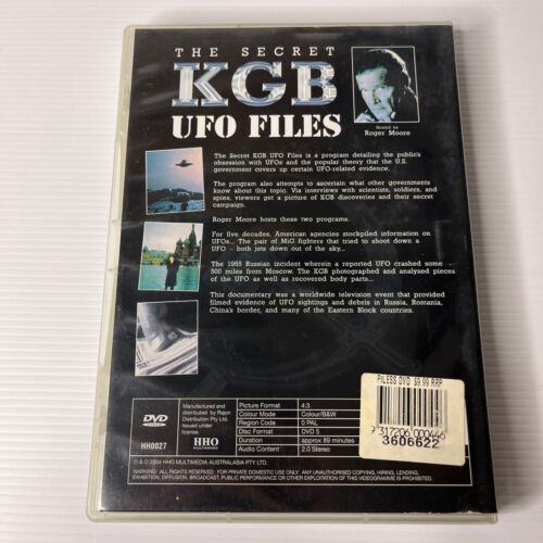 The Secret KGB UFO Files DVD Region 0 Roger Moore Aliens U.S Politic Documentary - Picture 2 of 5