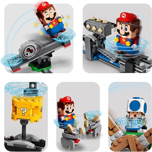 LEGO 71390 Super Mario Reznor Knockdown Expansion Building Set 862Pcs New Toy 8+ - Picture 5 of 8