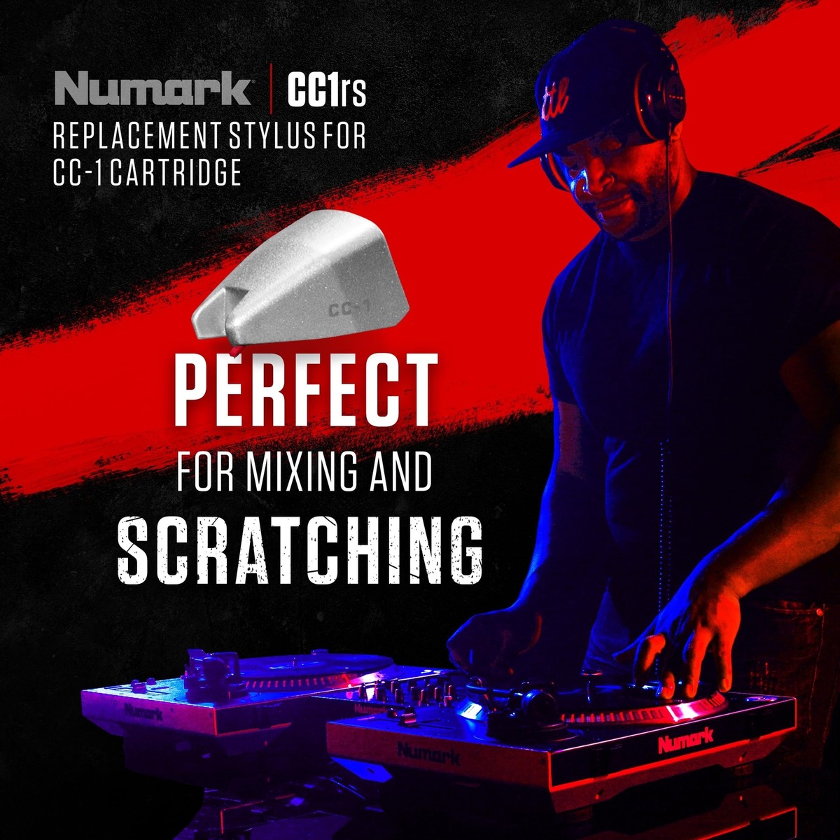 Numark CC-1RS - Premium Replacement Stylus for Numark's CC-1 Ultra Numark CC-1RS - Premium Replacement Stylus for Numark's CC-1 Ultra