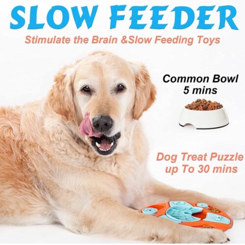 Dogs Food Puzzle Feeder Toys for IQ Training and Brain Stimulation - Picture 8 of 14