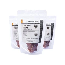Chicken Jerky dehydrated dog treat, 100% Chicken Breast, Each bag is  5 oz
