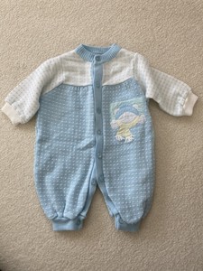 Baby Boy Clothes Small Steps 0-6 Months Blue & White Sweater Outfit EUC