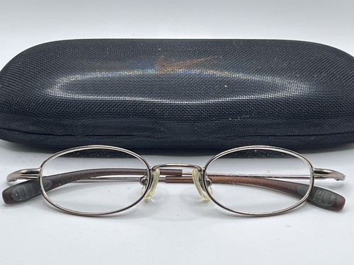 NIKE Flexon 4602 220 Oval Metal Eyeglasses Frames 49-19 130 Kids Small 0624