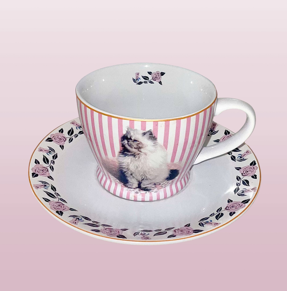 Dolores Umbridge Cat Pink Tea cup and saucer Warner Bros Studio