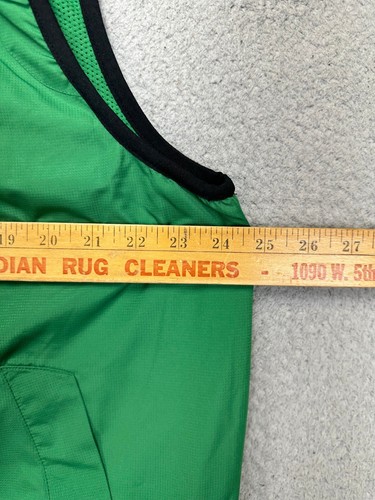 Slazenger Vest Mens Large Camber Green Full Zip Windbreaker Water Resistant NEW - Picture 8 of 10