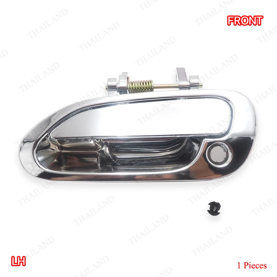 For Honda Accord Sedan 1998 - 02 Chrome Left Front Exterior Door Handle - Image 3 of 4