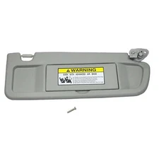 Grey Passenger Right Side Sun Visor For Honda Civic 2006-2011 Coupe Sedan