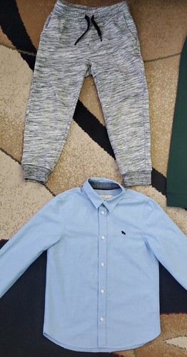 Lot of 6 Boys Clothes Sweat Pants/Dress Shirt/Shorts/Beanie Hat Size 5-7 y.o. - Picture 3 of 5