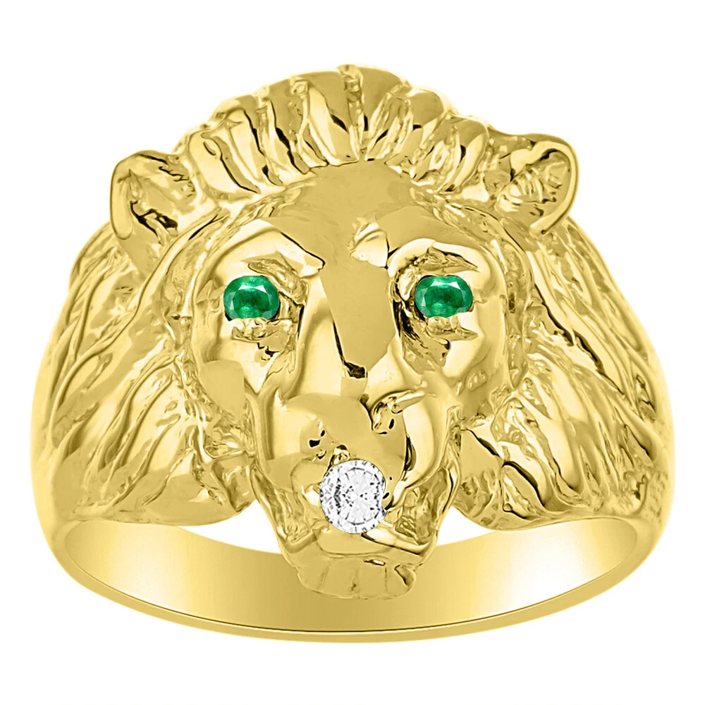 Emerald lion best sale ring
