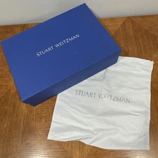 Stuart Weitzman Empty Gift Box with Dust Bag and Inserts 15” x 11” x 4”