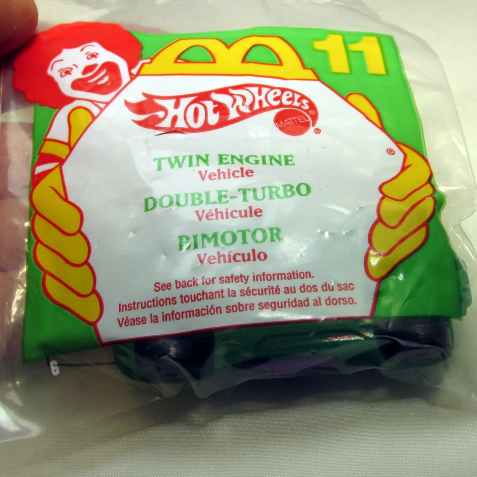 Vehículo Twin Engine McDonald's Hot Wheels Mattel 1994 - nuevo Foto 2 de 4