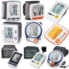 Blood Pressure Monitor for Home Use BP Machine Automatic Digital Wrist Upper Arm