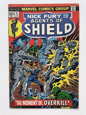Nick Fury & His Agents of Shield #3 1973 Stan Lee, Jack Kirby, Jim Steranko FN-