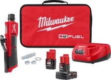 Milwaukee 2409-22 M12 FUEL Low Speed Tire Buffer Kit