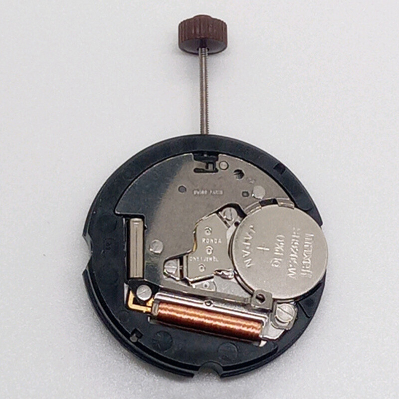 RONDA 505 Watch Quartz Movement Repair Kit with 3 Hands and 3/6 O'clock Calendar