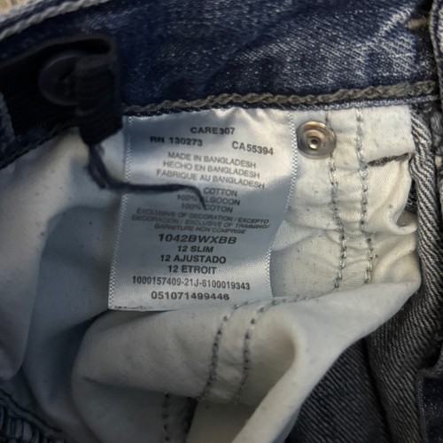 Wrangler 20X Jeans Boys Size 12 Slim Blue Denim * - Picture 2 of 11