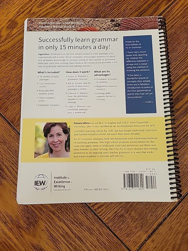 Fix It! Grammar: Little Mermaid- Teacher Manual- Book 4- IEW Grammar - 第 2/2 張圖片