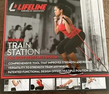 Lifeline Doorway Door Gym Resistance Band Training System