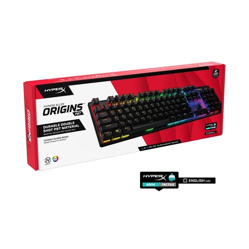 HyperX Alloy Origins PBT - Mechanical Gaming Keyboard, PBT Keycaps, RGB light... - Picture 12 of 12