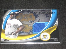 RAFAEL DEPAULA LEGEND AUTHENTIC CERTIFIED GAME USED JERSEY BASEBALL CARD 19/25