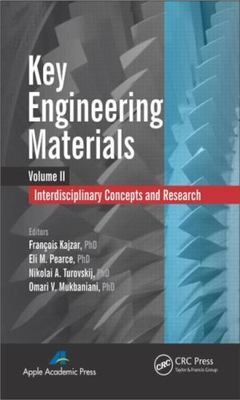 Key Engineering Materials : Interdisciplinary Concepts and Research, Hardcove...