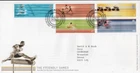 GB  Commonwealth Games  FDC with  Manchester FDI cancellation
