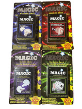 Set of 4 Ultimate Marked Blank Tapered  Svengali Deck of Magic Cheating Cards