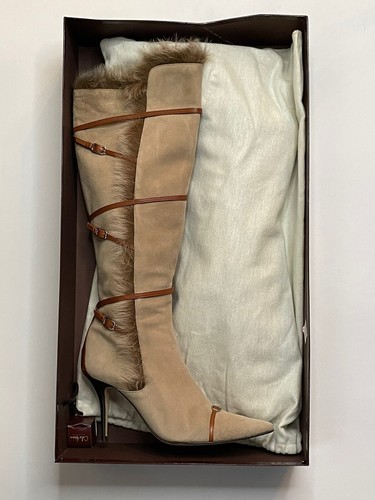 Stivali Cole Haan donna Annise stivali cammello scamosciato shearling taglia 7,5B $695 - Foto 6 di 22