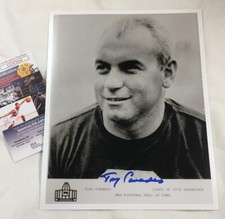 Tony Canadeo / Green Bay Packers HOFer - Autographed / Signed Photo - JSA auth