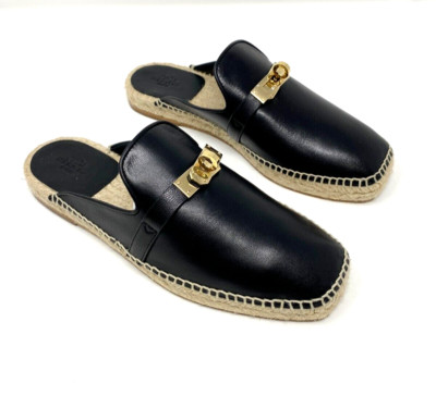 HERMES Feria Espadrille ★関税込 BNIB Hermes Woman Feria Espadrille Black GHW 36 | eBay