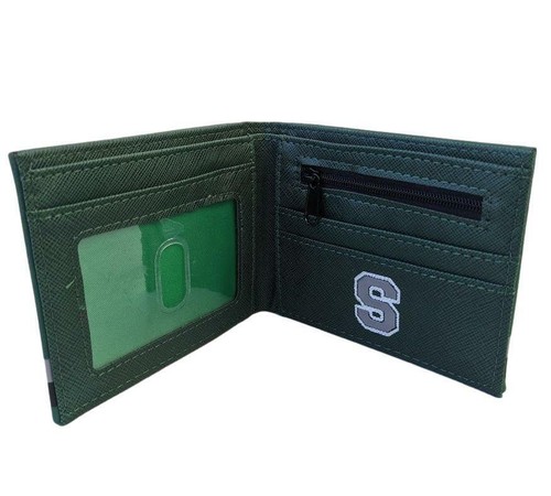 Harry Potter Slytherin House Hogwarts Bifold Wallet Money Purse Cards - Picture 3 of 3