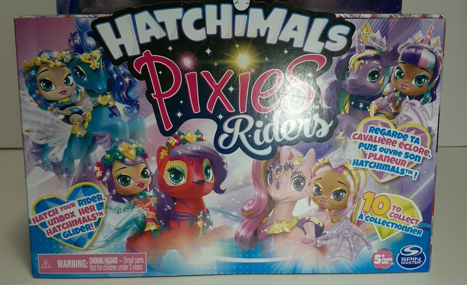 Pixie Riders Hatchimals Pixies Riders Crystal Charlotte Pixie Draggle Glider Set for ...
