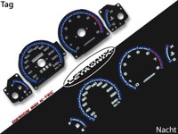 Selbstleuchtende Tachoscheiben Plasma Tacho Mazda 323 S4 BG 240 8000 #