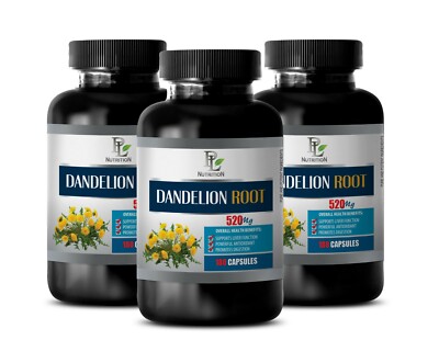 digestion herbs - DANDELION ROOT - liver support capsules 3B