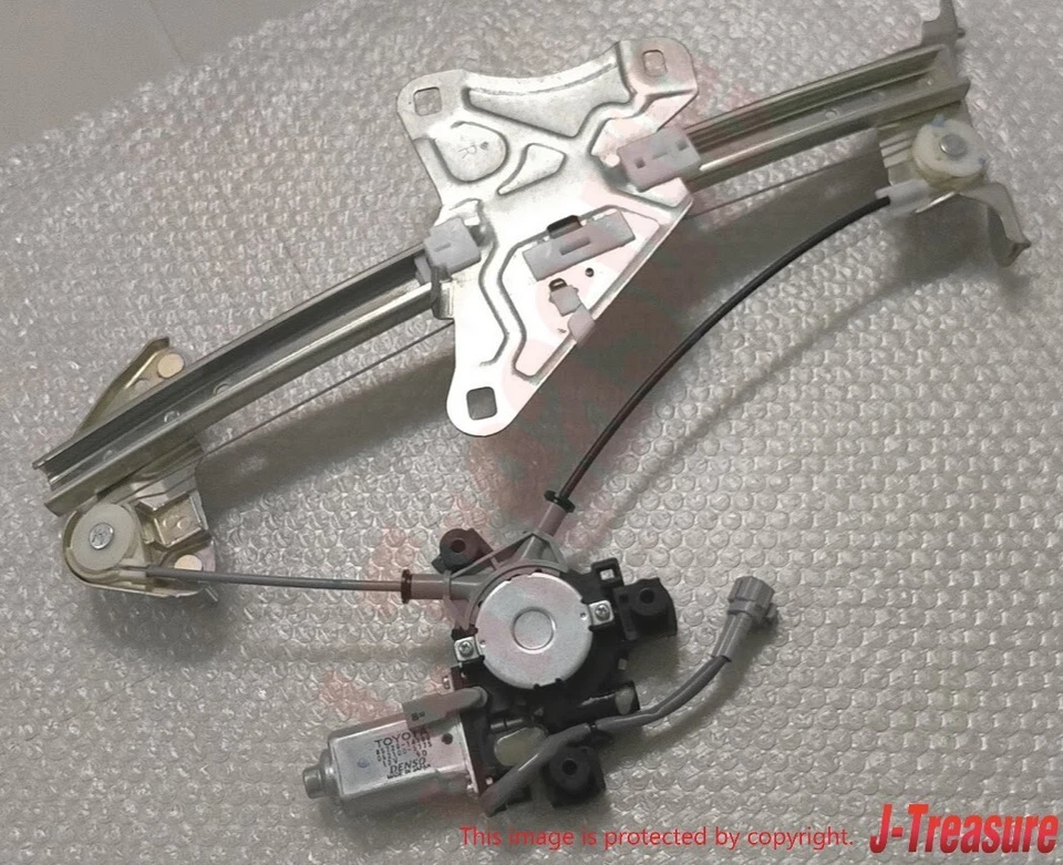 TOYOTA SUPRA JZA80 93-98 Regulador de ventana de puerta genuino con motor lado derecho OEM Foto 2 de 4